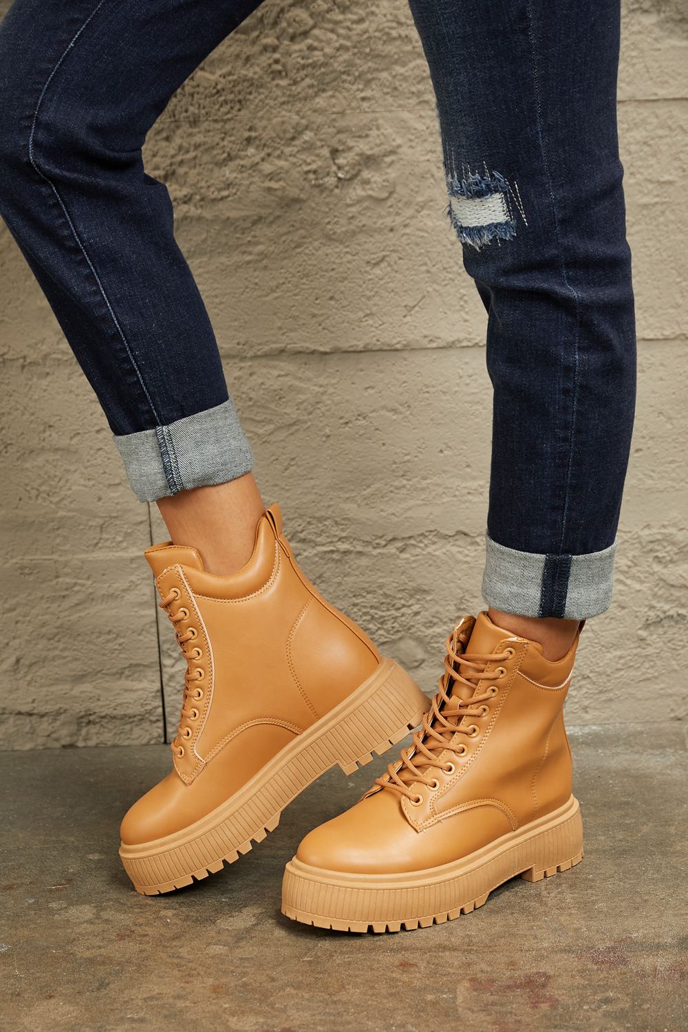 East Lion Corp Platform Combat Boots - nailedmoms