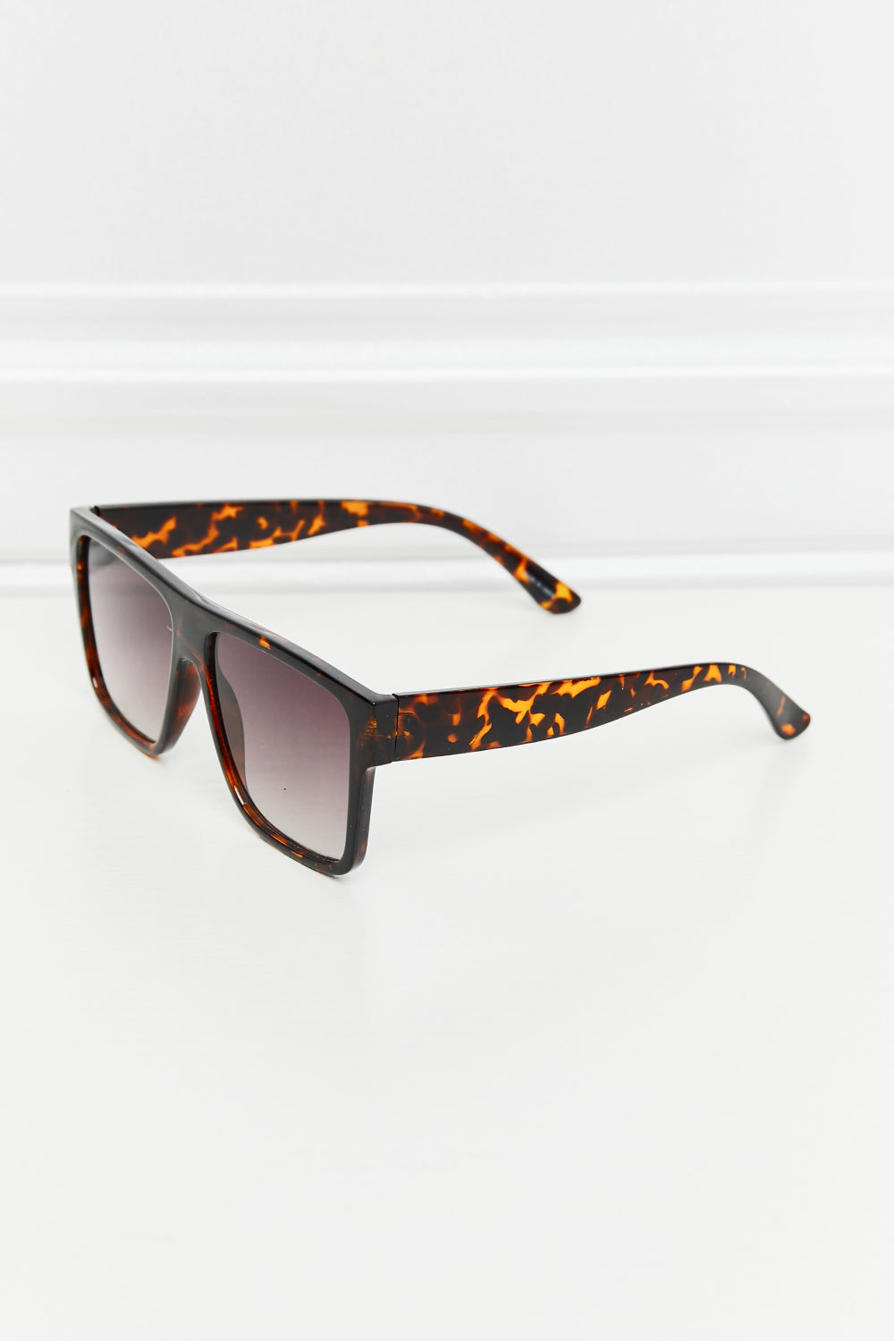 Tortoiseshell Square Full Rim Sunglasses - nailedmoms