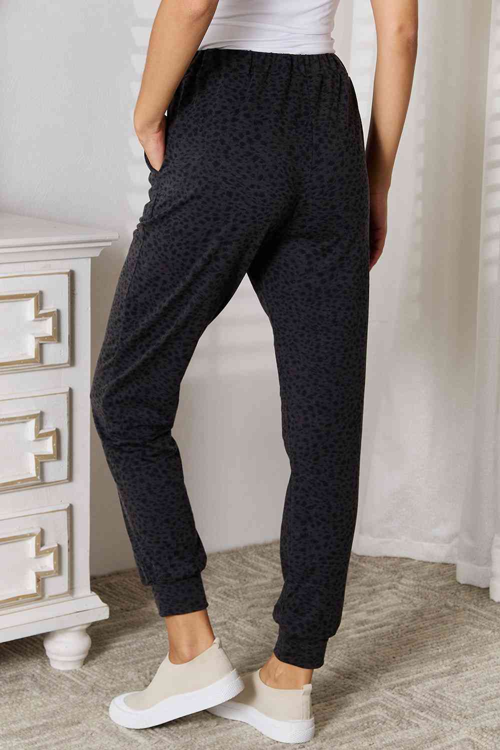 Basic Bae Leopard Print Joggers with Pockets - nailedmoms