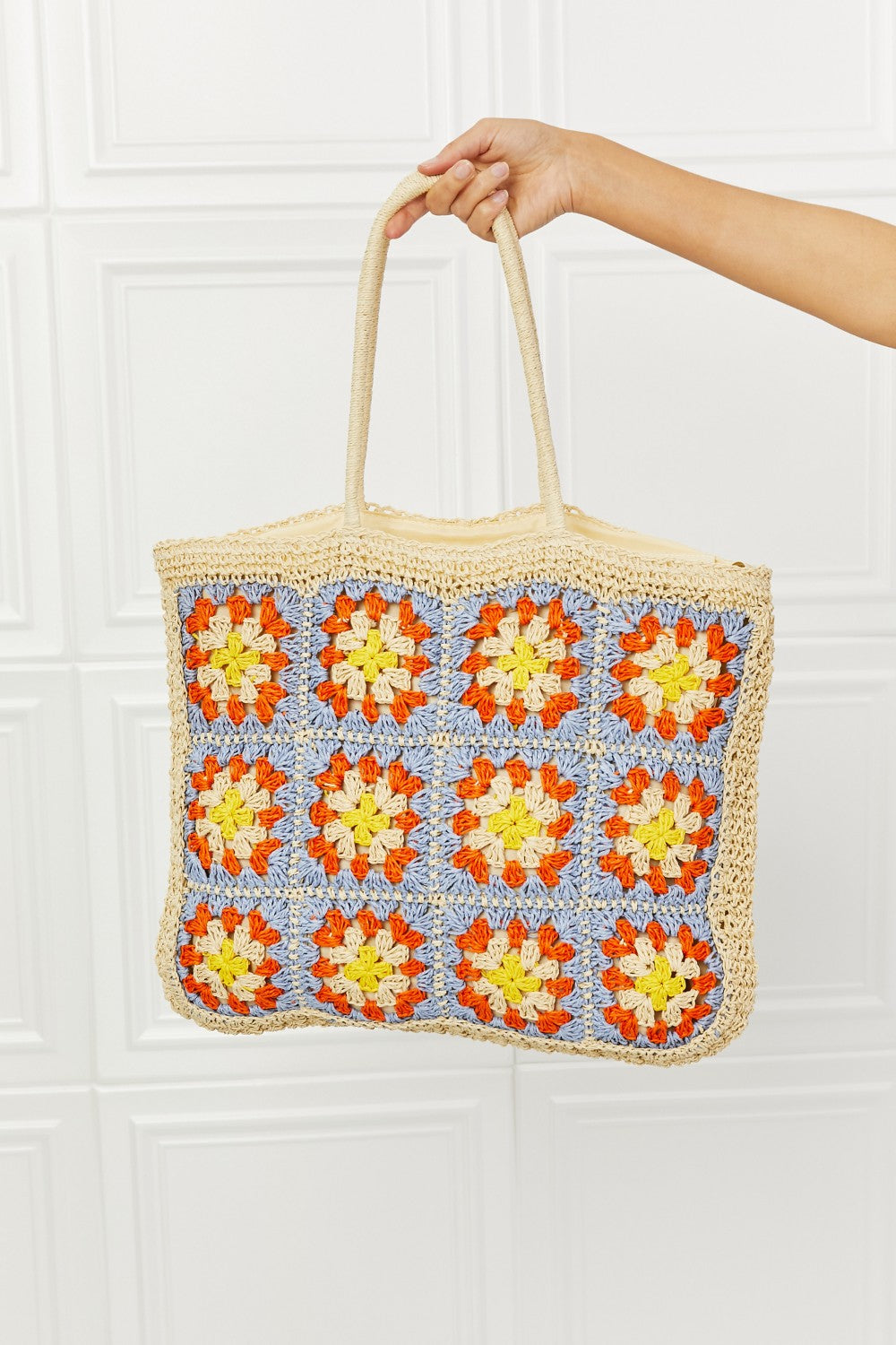 Fame Off The Coast Straw Tote Bag - nailedmoms