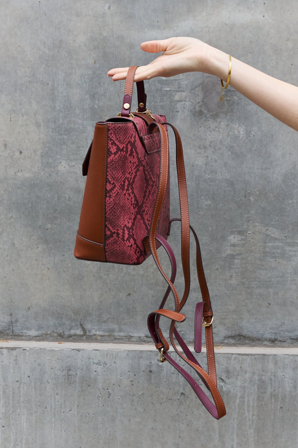Nicole Lee USA Python 3-Piece Bag Set - nailedmoms