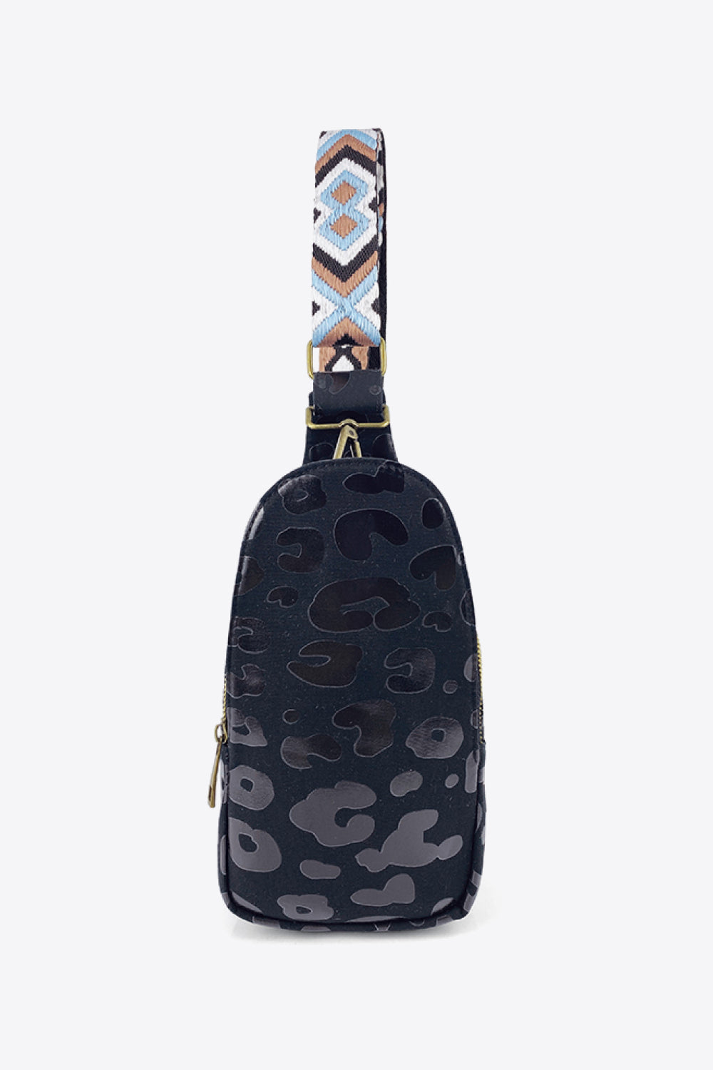 Printed PU Leather Sling Bag - nailedmoms