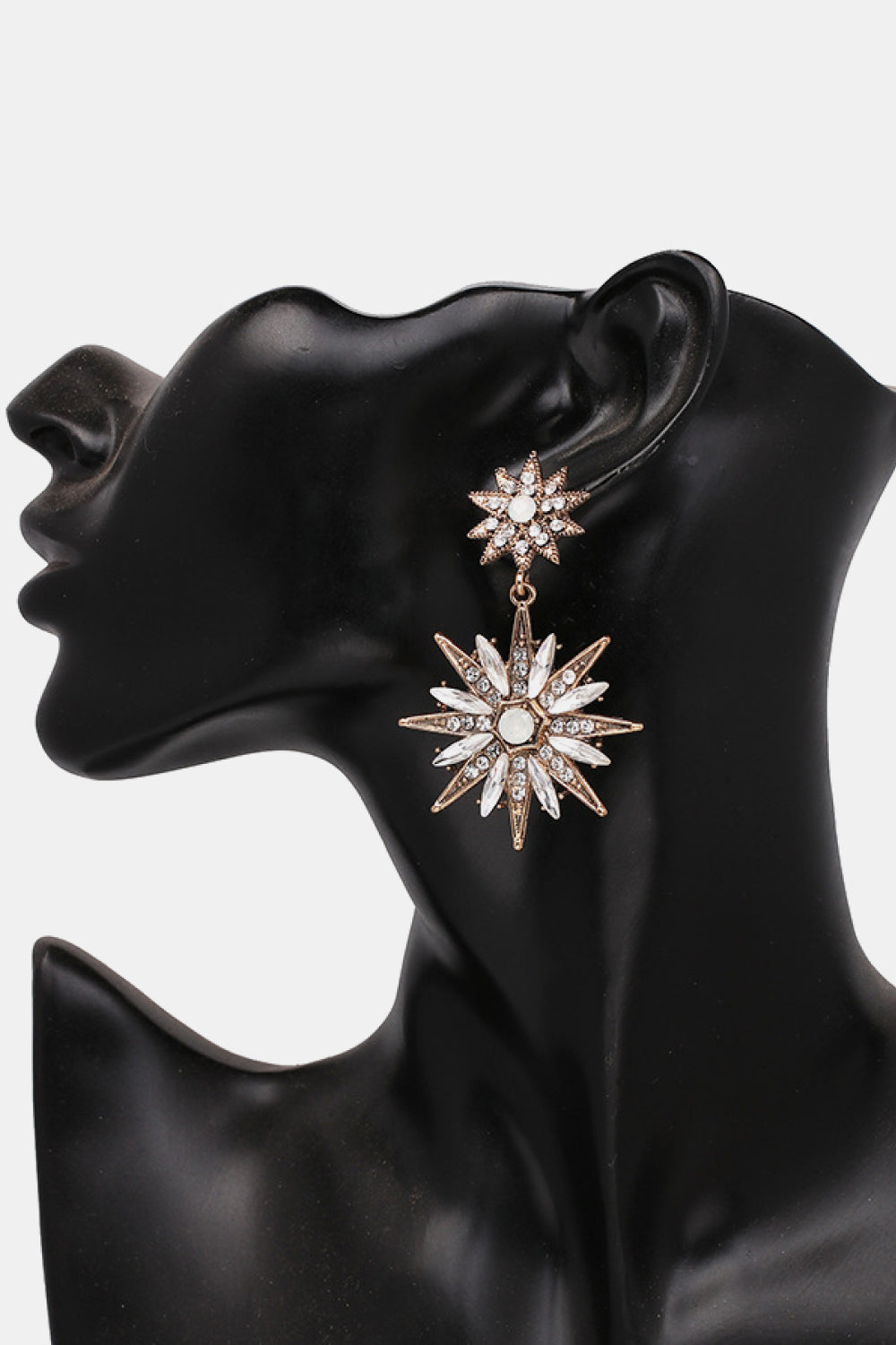 Zinc Alloy Star Shape Dangle Earrings - nailedmoms