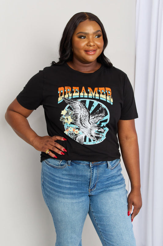 mineB Full Size DREAMER Graphic T-Shirt - nailedmoms
