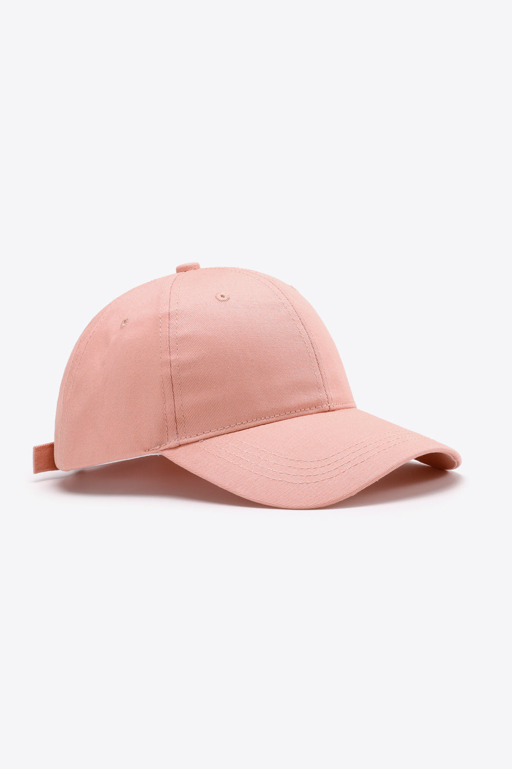 Plain Adjustable Cotton Baseball Cap - nailedmoms