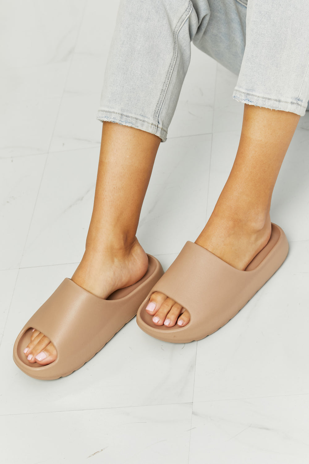 NOOK JOI In My Comfort Zone Slides in Beige - nailedmoms