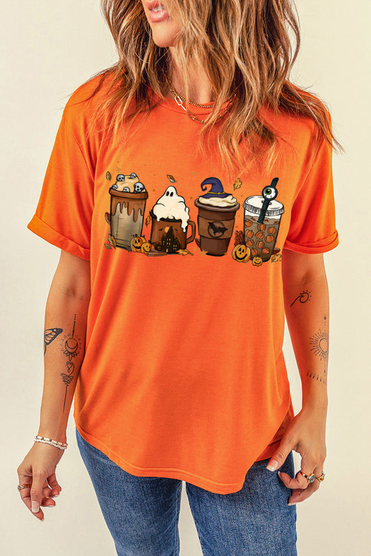 Graphic Round Neck T-Shirt - nailedmoms