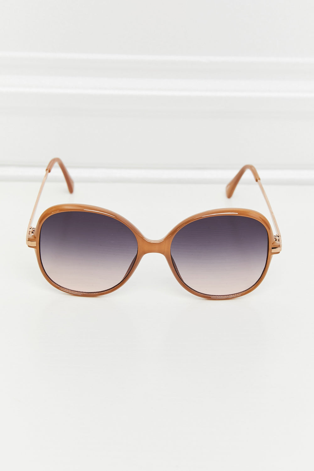 Metal-Plastic Hybrid Full Rim Sunglasses - nailedmoms