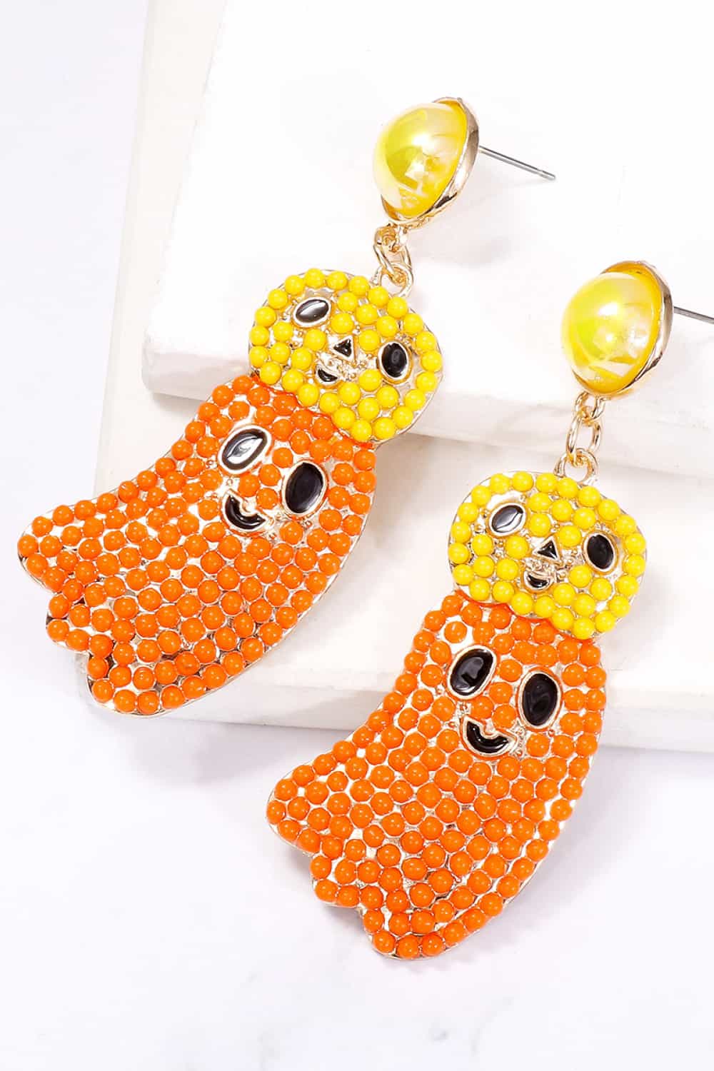 Halloween Ghost Shape Dangle Earrings - nailedmoms