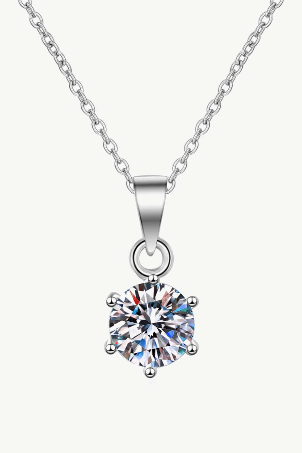 Get What You Need Moissanite Pendant Necklace - nailedmoms