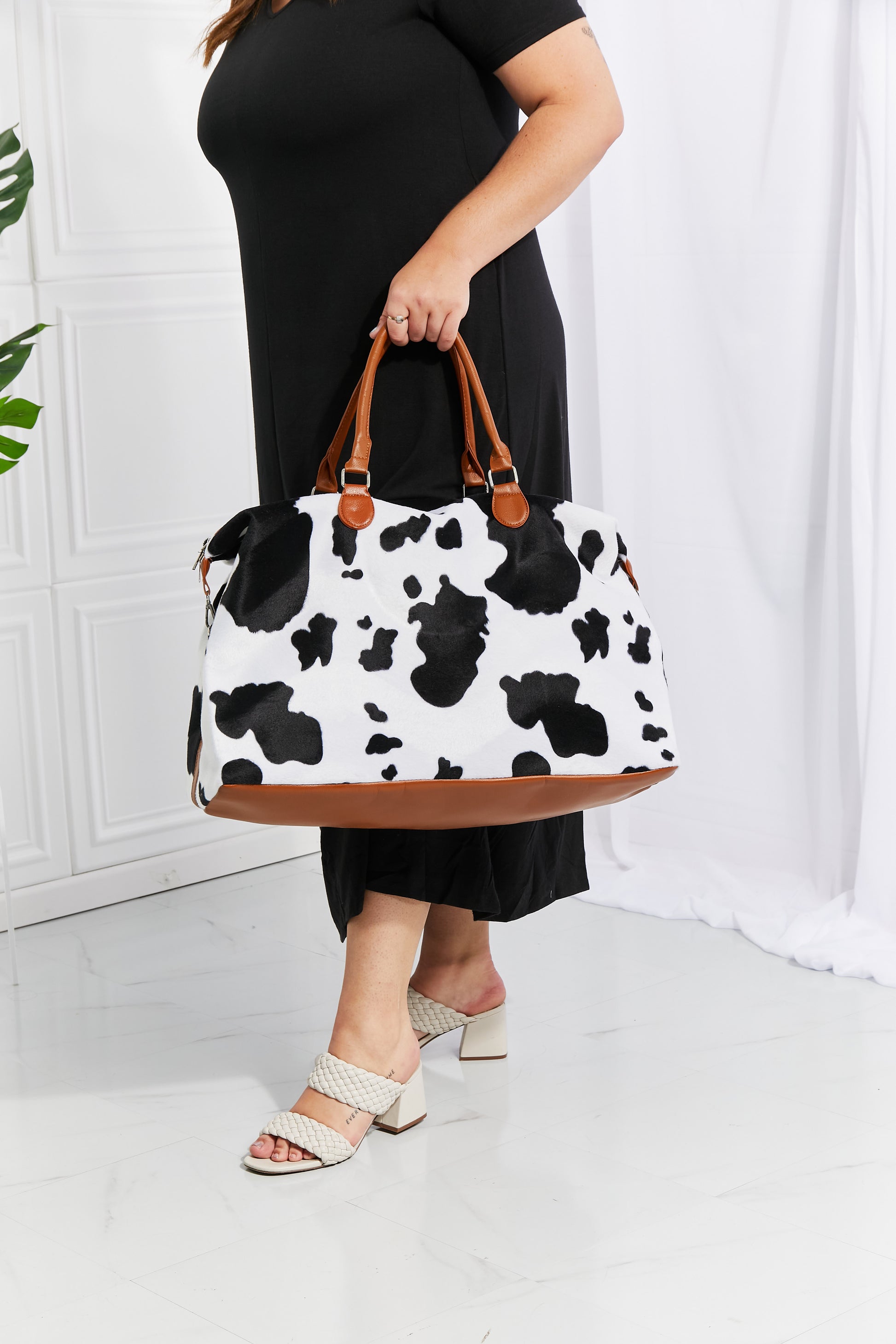 Animal Print Plush Weekender Bag - nailedmoms