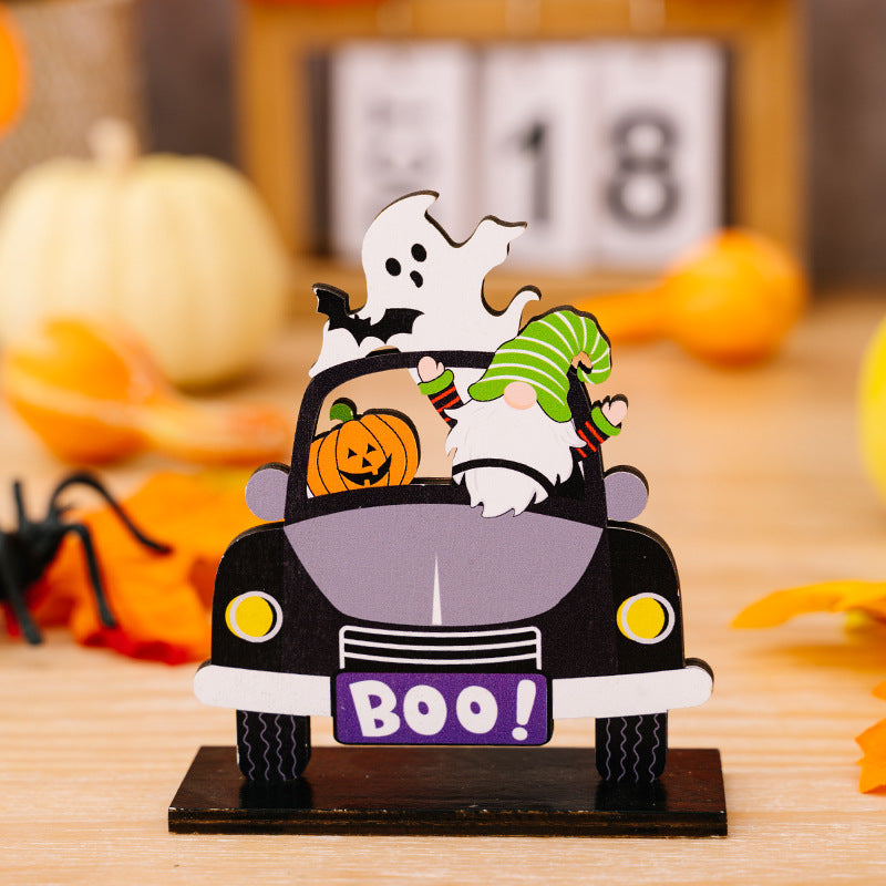 3-Piece Halloween Element Car-Shape Ornaments - nailedmoms