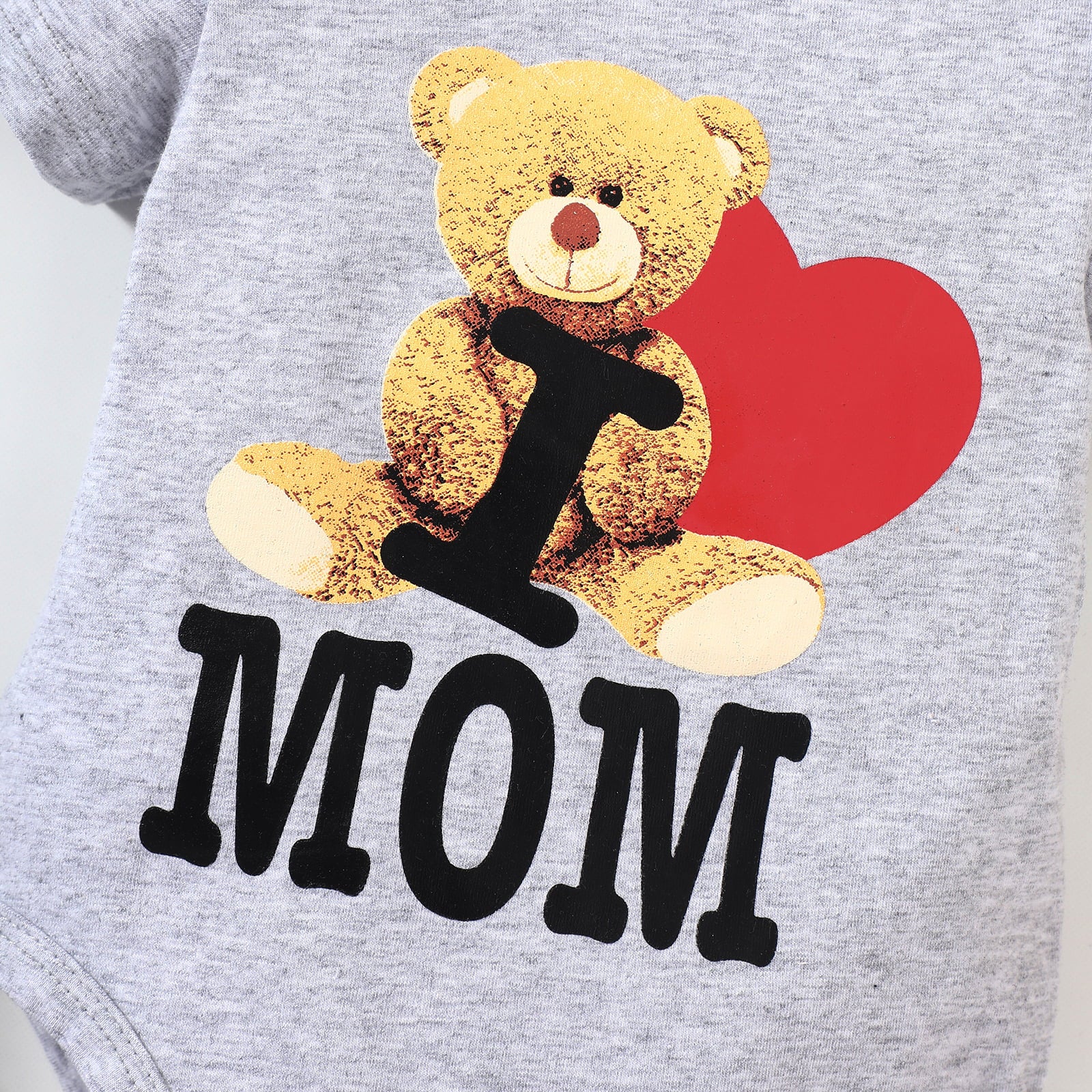 Baby Bear Graphic Short Sleeve Bodysuit - nailedmoms