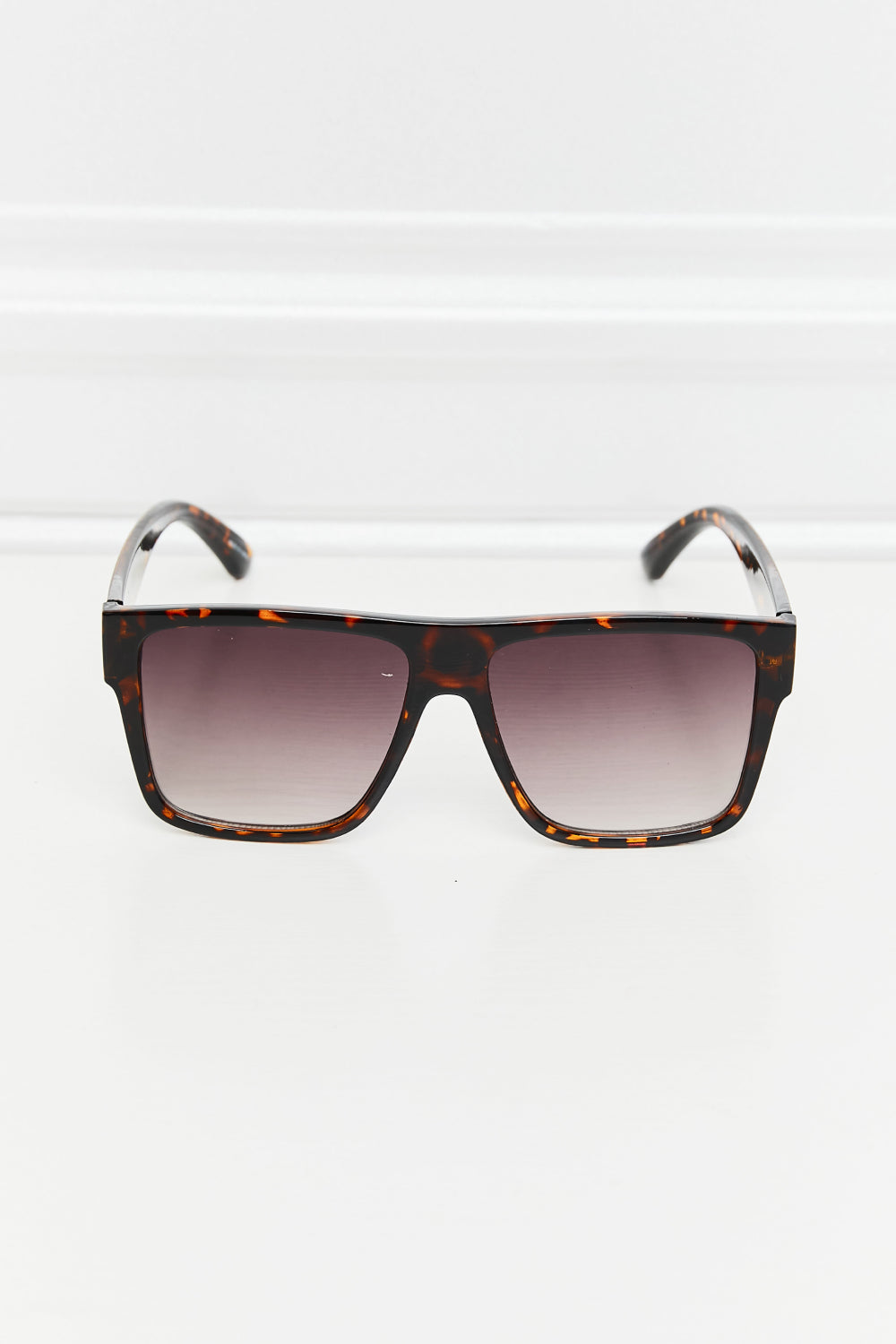 Tortoiseshell Square Full Rim Sunglasses - nailedmoms