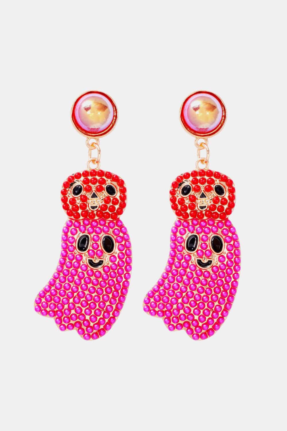 Halloween Ghost Shape Dangle Earrings - nailedmoms
