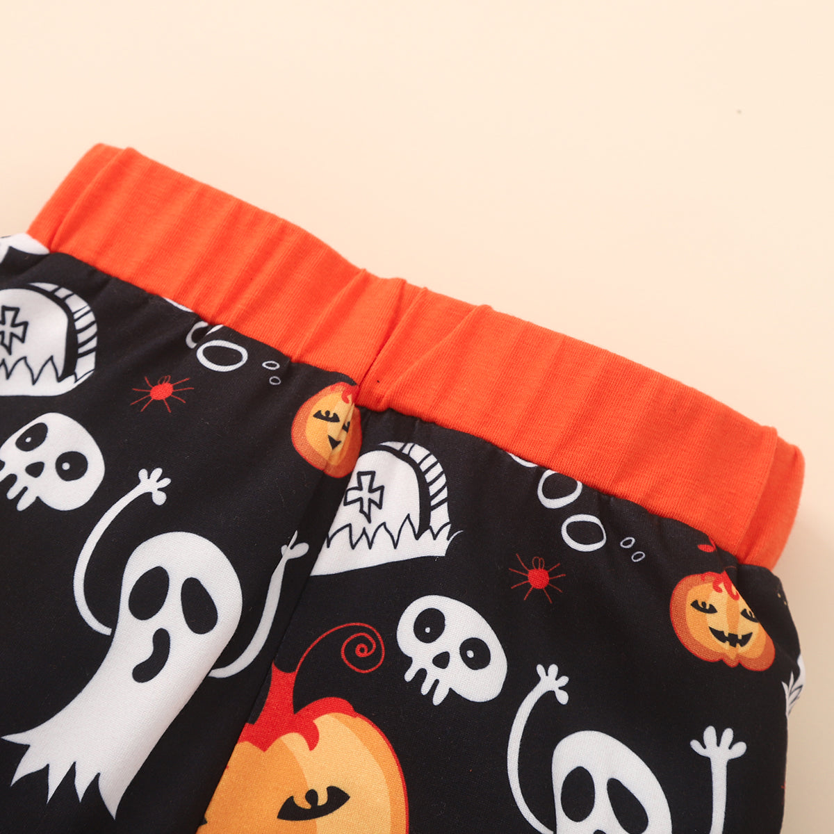 BOO Graphic Long Sleeve Hoodie and Printed Pants Set - nailedmoms