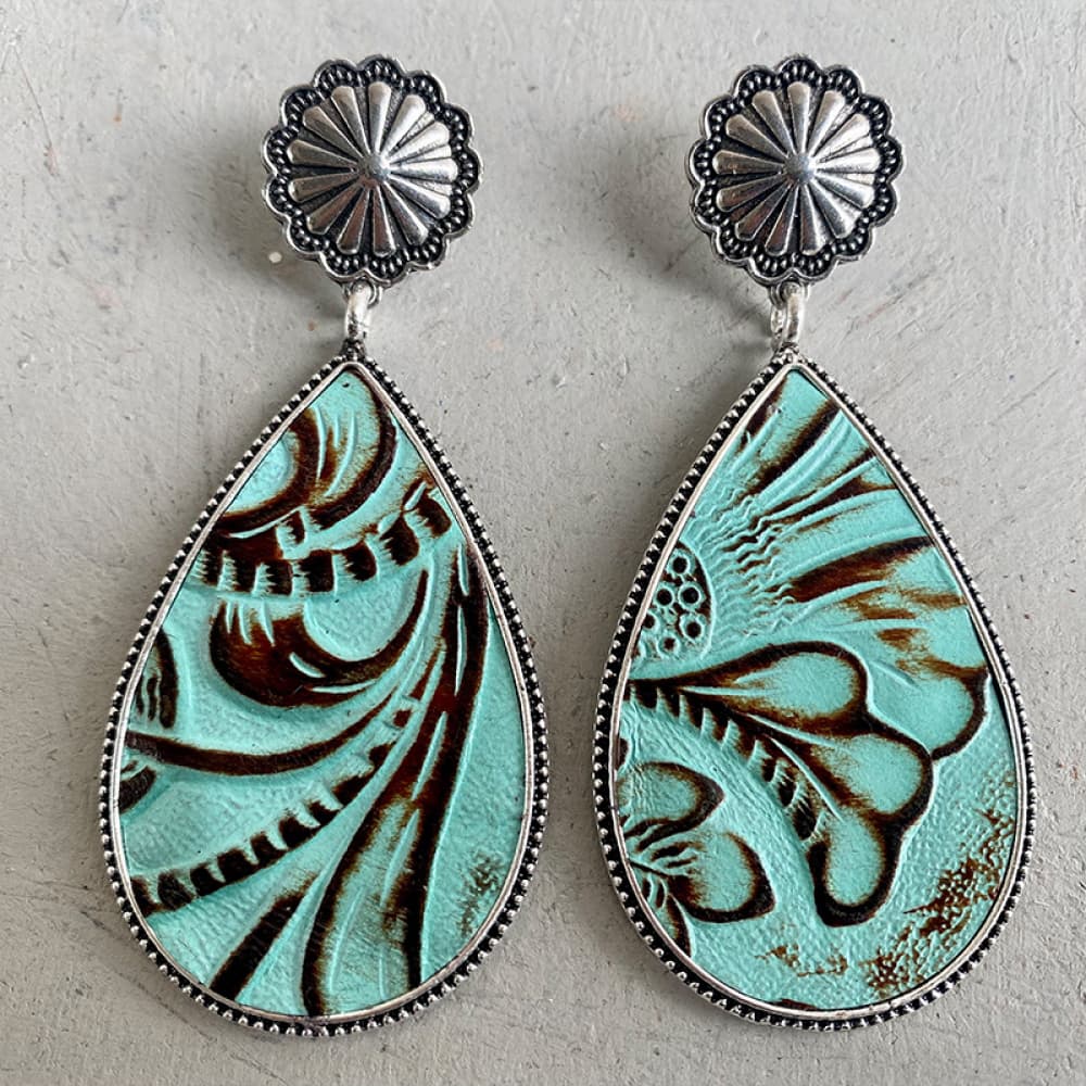 Alloy Teardrop Earrings - nailedmoms
