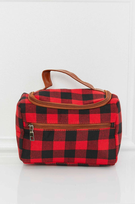 Printed Makeup Bag with Strap - nailedmoms