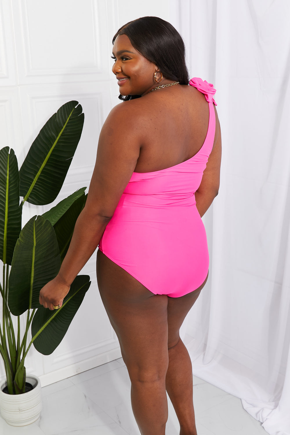 Marina West Swim Deep End One-Shoulder One-Piece Swimsuit - nailedmoms