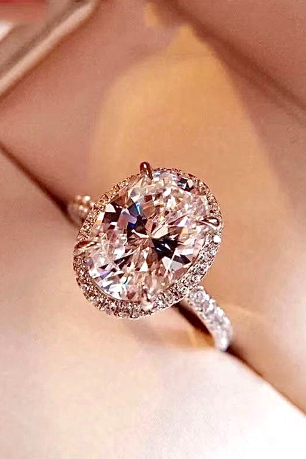 2 Carat Moissanite 18k Platinum-Plated Ring - nailedmoms