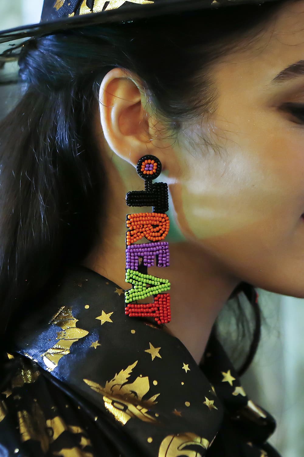 TRICK OR TREAT Beaded Dangle Earring - nailedmoms