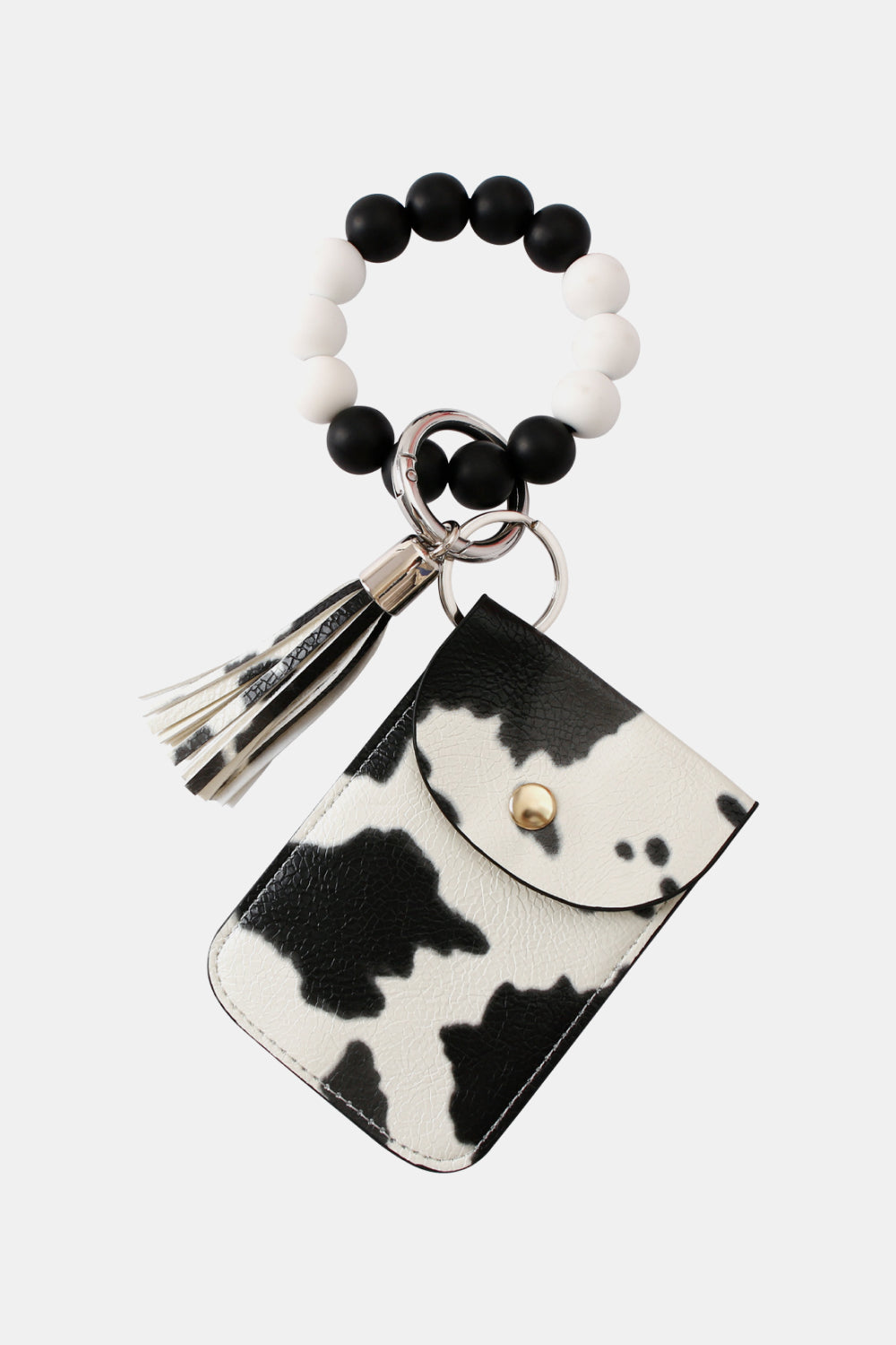 Bead Wristlet Key Chain with Wallet - nailedmoms