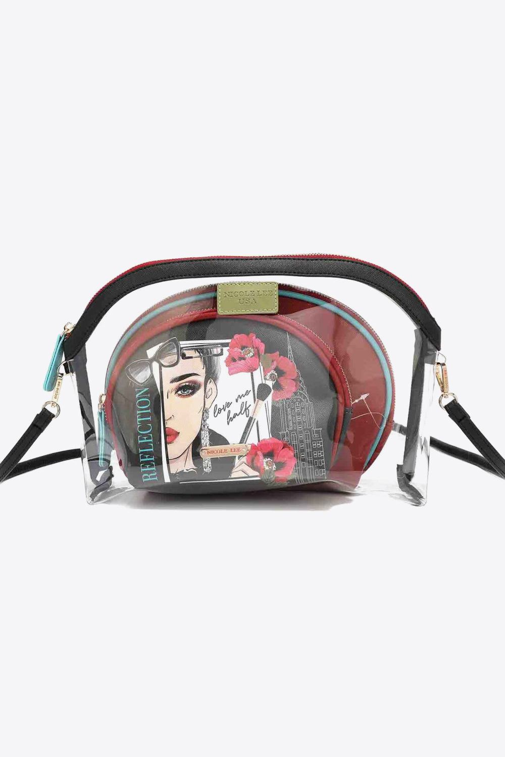 Nicole Lee USA 3-Piece Patterned Crossbody Pouch - nailedmoms
