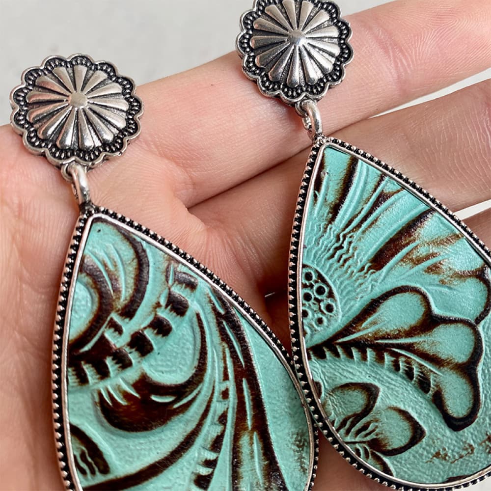 Alloy Teardrop Earrings - nailedmoms