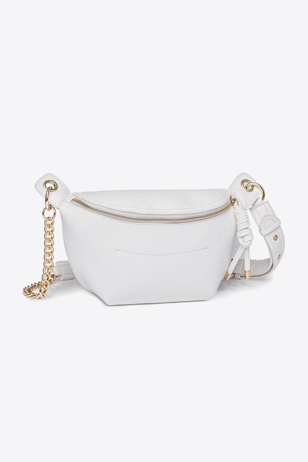PU Leather Chain Strap Crossbody Bag - nailedmoms