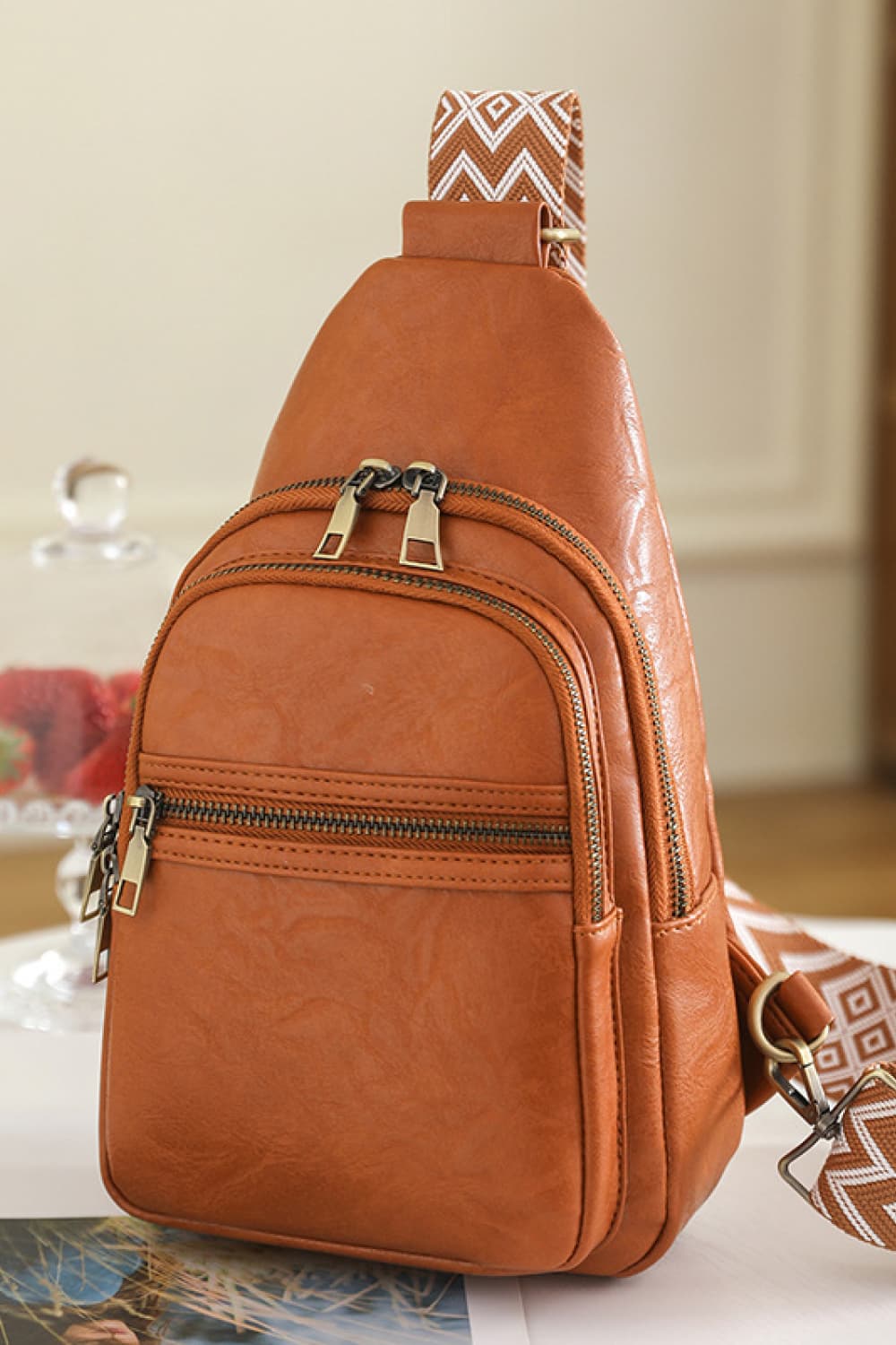 It's Your Time PU Leather Sling Bag - nailedmoms
