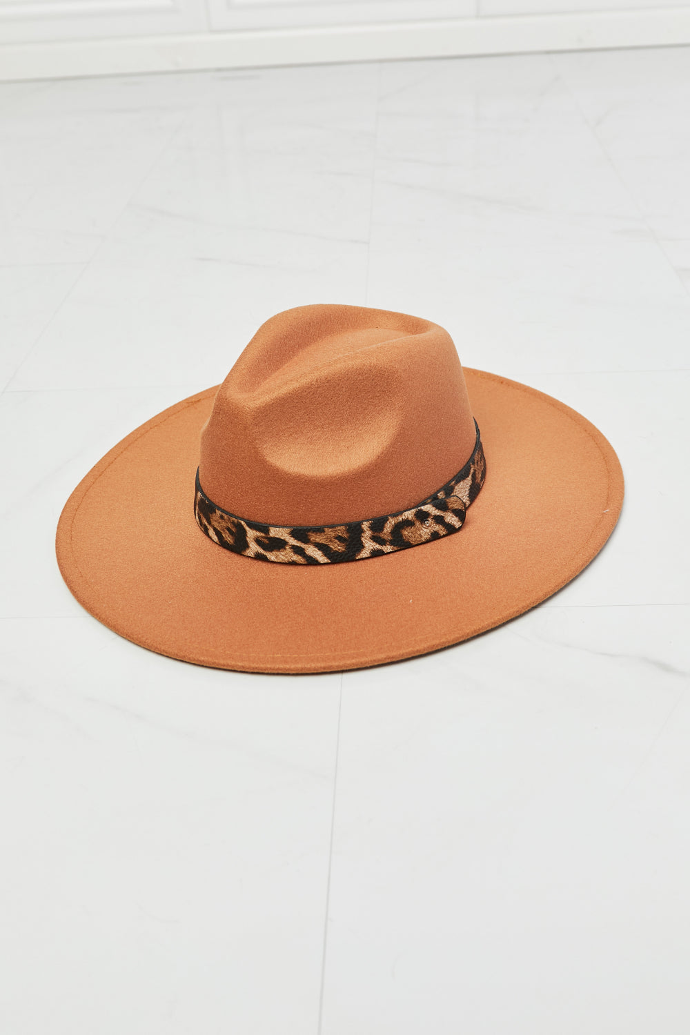 Fame In The Wild Leopard Detail Fedora Hat - nailedmoms