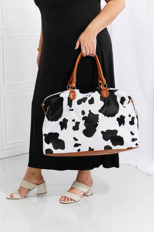 Animal Print Plush Weekender Bag - nailedmoms