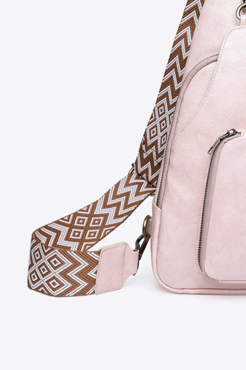 Take A Trip PU Leather Sling Bag - nailedmoms
