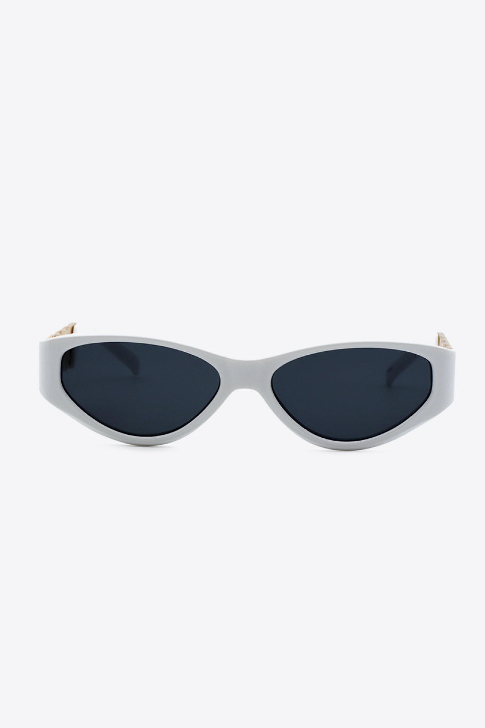 Chain Detail Temple Cat Eye Sunglasses - nailedmoms