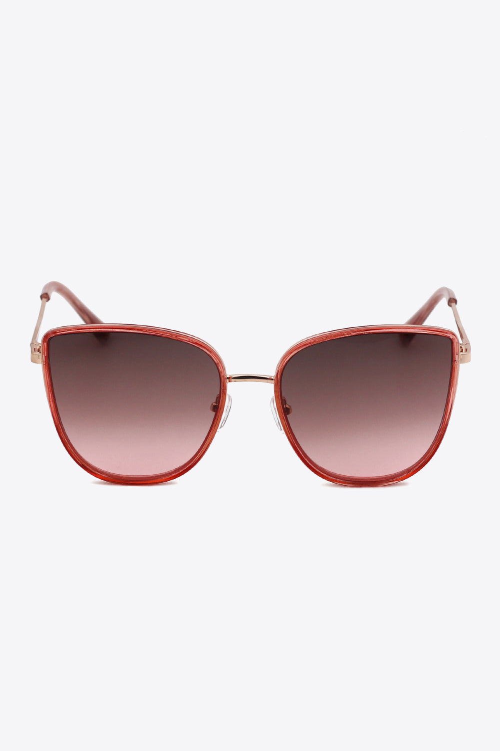 Full Rim Metal-Plastic Hybrid Frame Sunglasses - nailedmoms