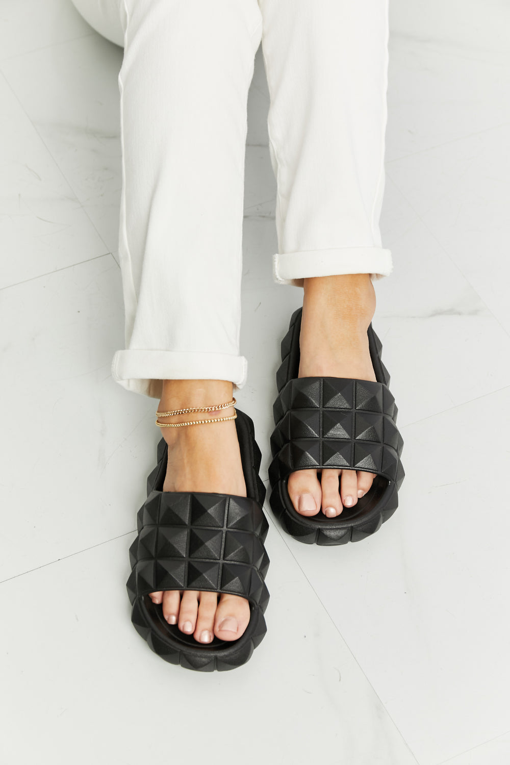 Legend Let's Chill 3D Stud Slide Sandal - nailedmoms