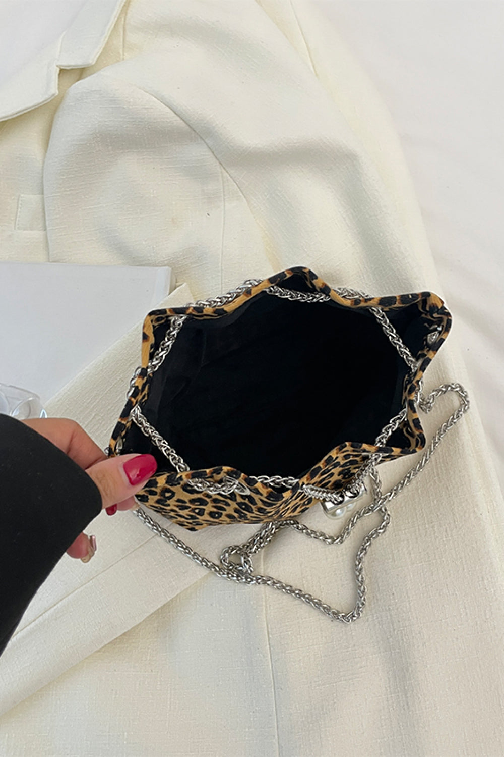 Animal Print Nylon Bucket Bag - nailedmoms