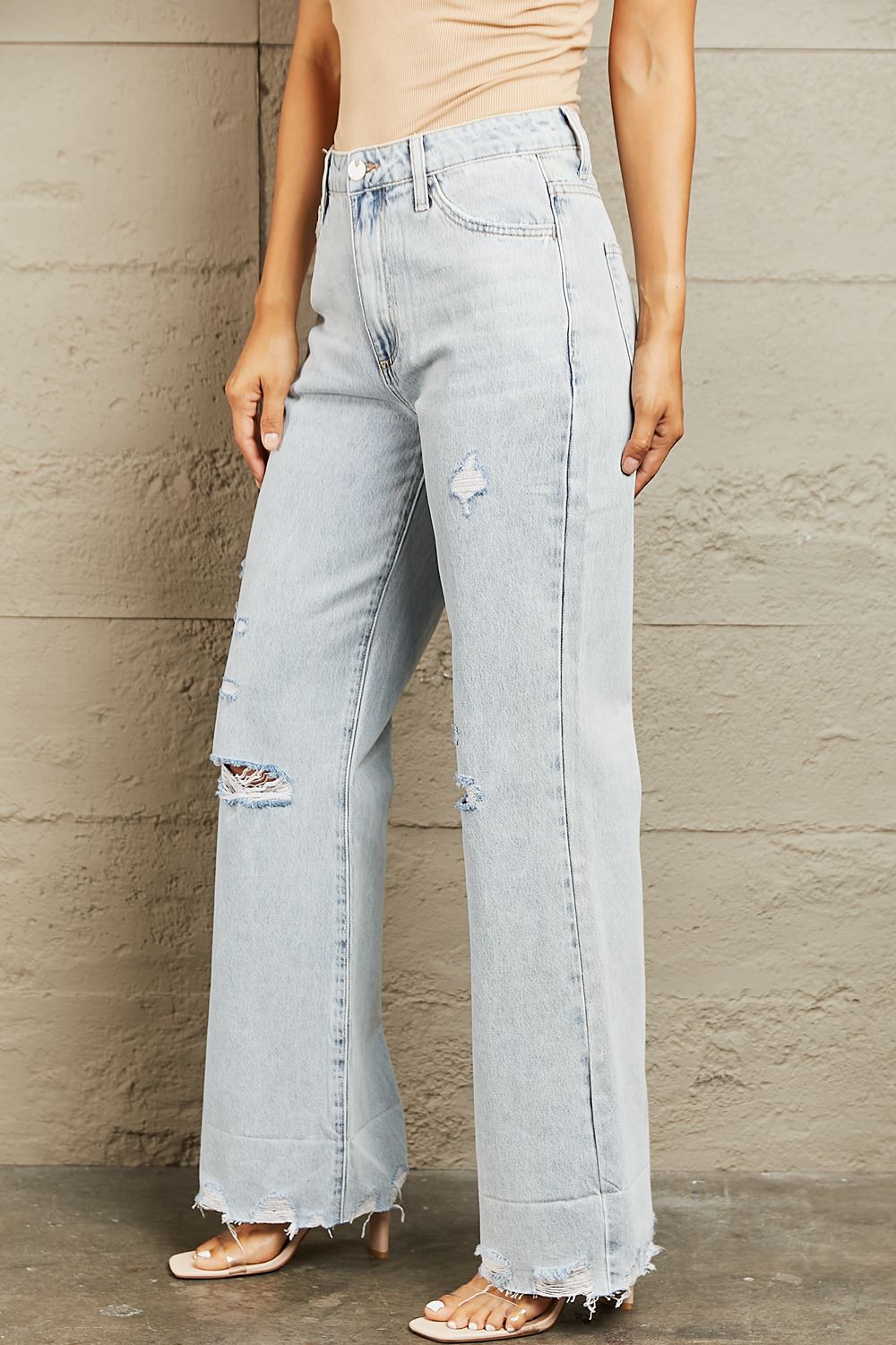 BAYEAS High Waist Flare Jeans - nailedmoms