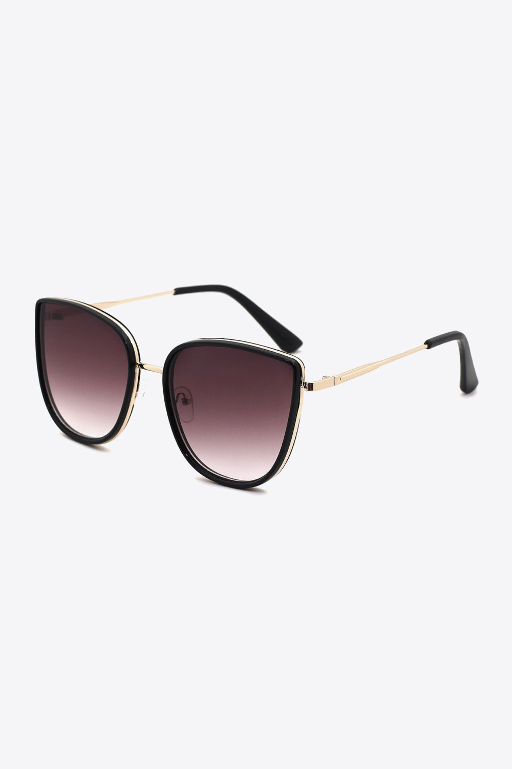 Full Rim Metal-Plastic Hybrid Frame Sunglasses - nailedmoms