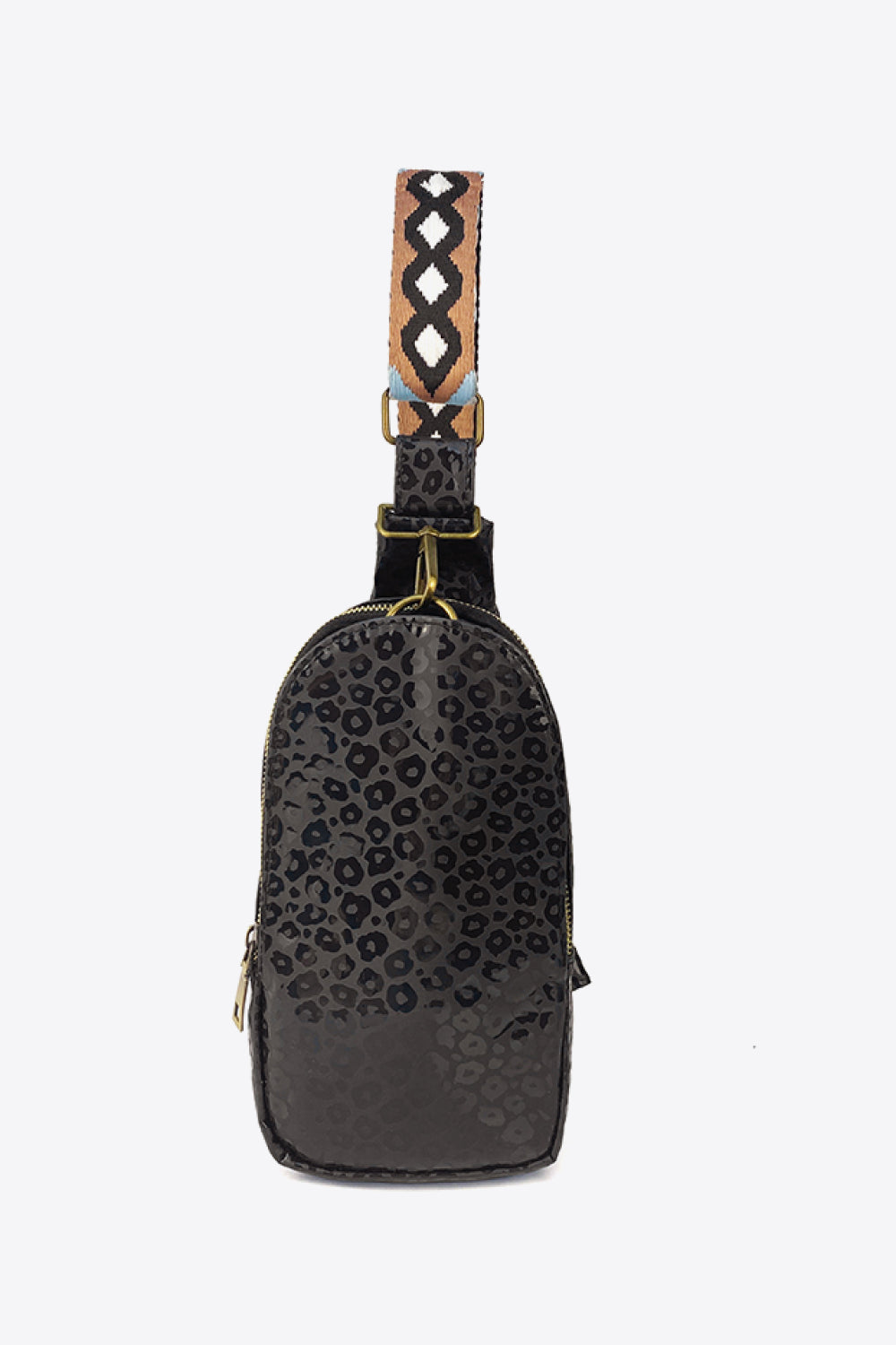 Printed PU Leather Sling Bag - nailedmoms