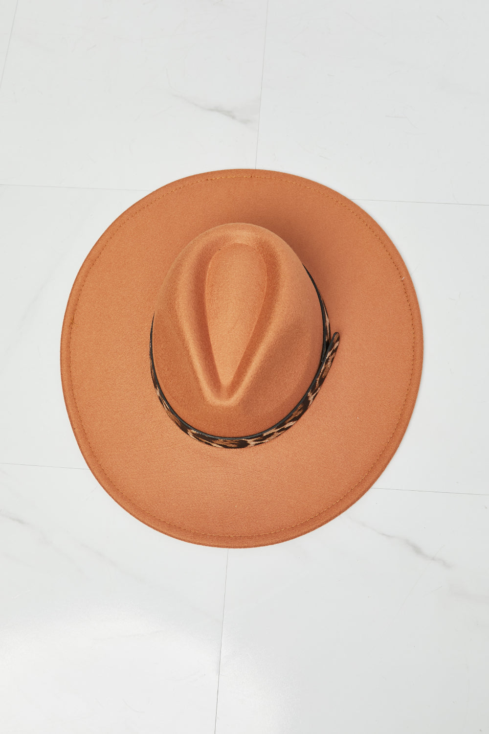 Fame In The Wild Leopard Detail Fedora Hat - nailedmoms