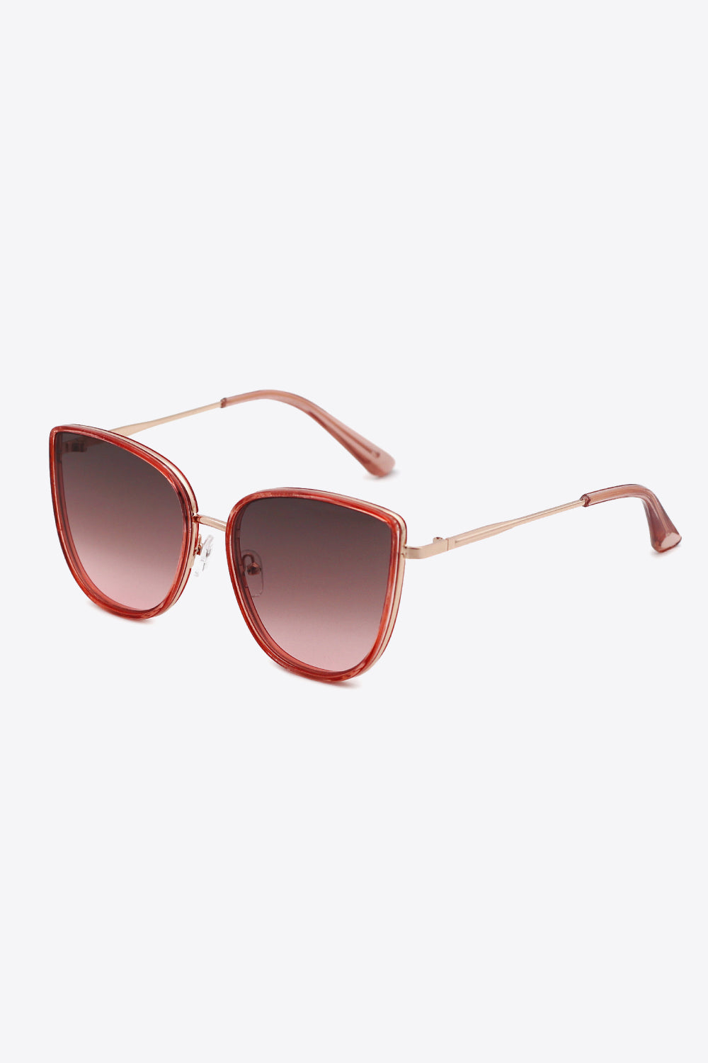Full Rim Metal-Plastic Hybrid Frame Sunglasses - nailedmoms