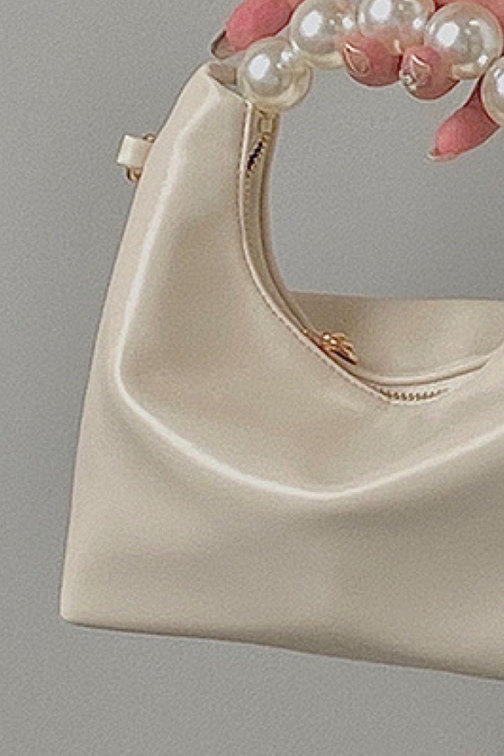 PU Leather Pearl Handbag - nailedmoms