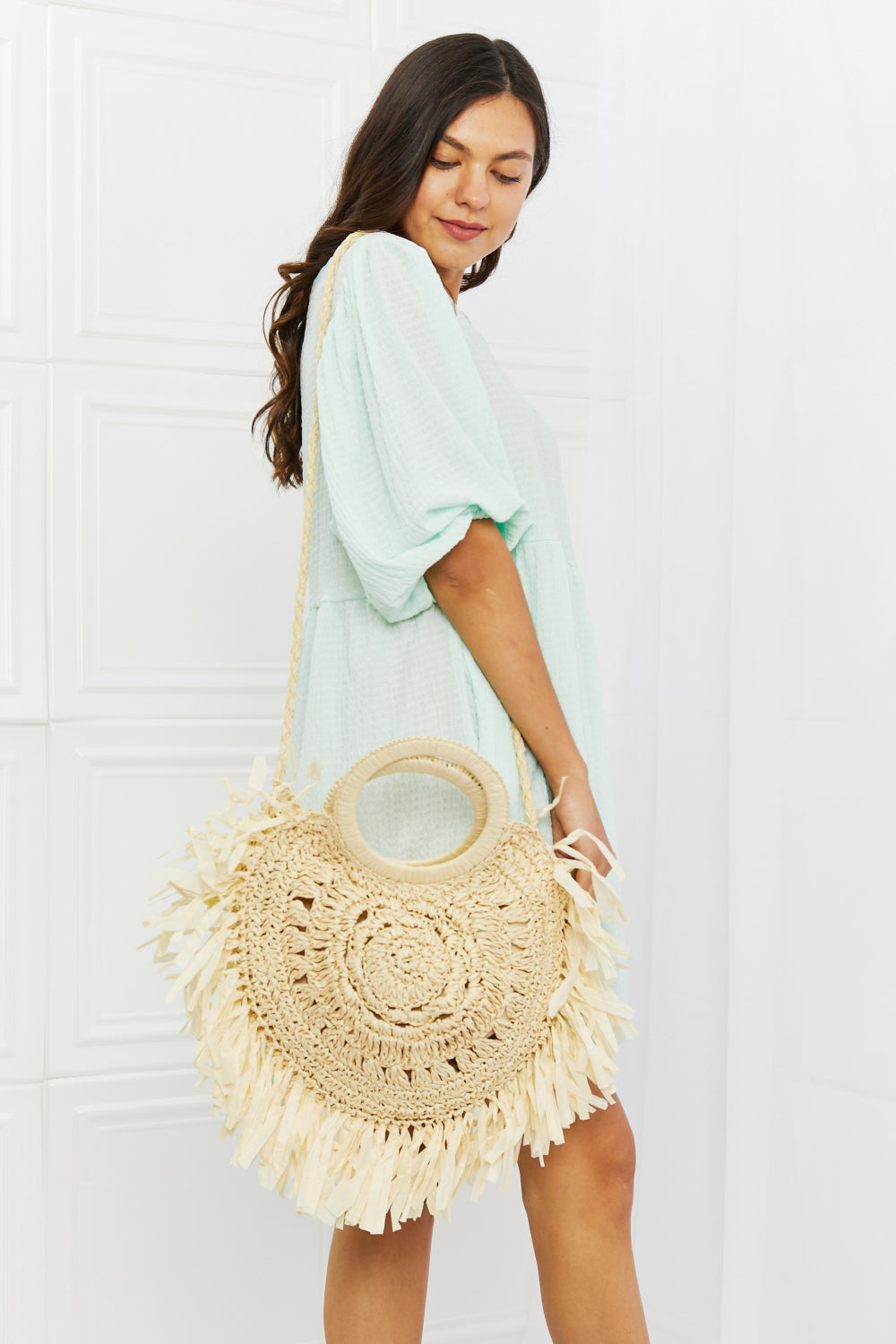 Fame Found My Paradise Straw Handbag - nailedmoms