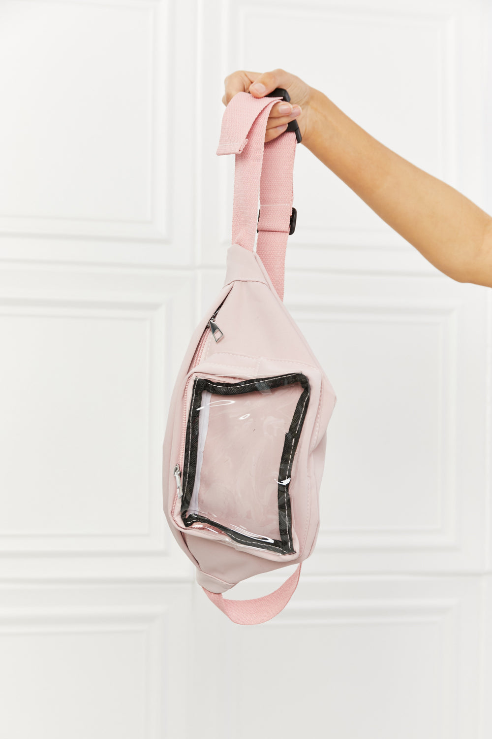 Fame Doing Me Waist Bag in Pink - nailedmoms