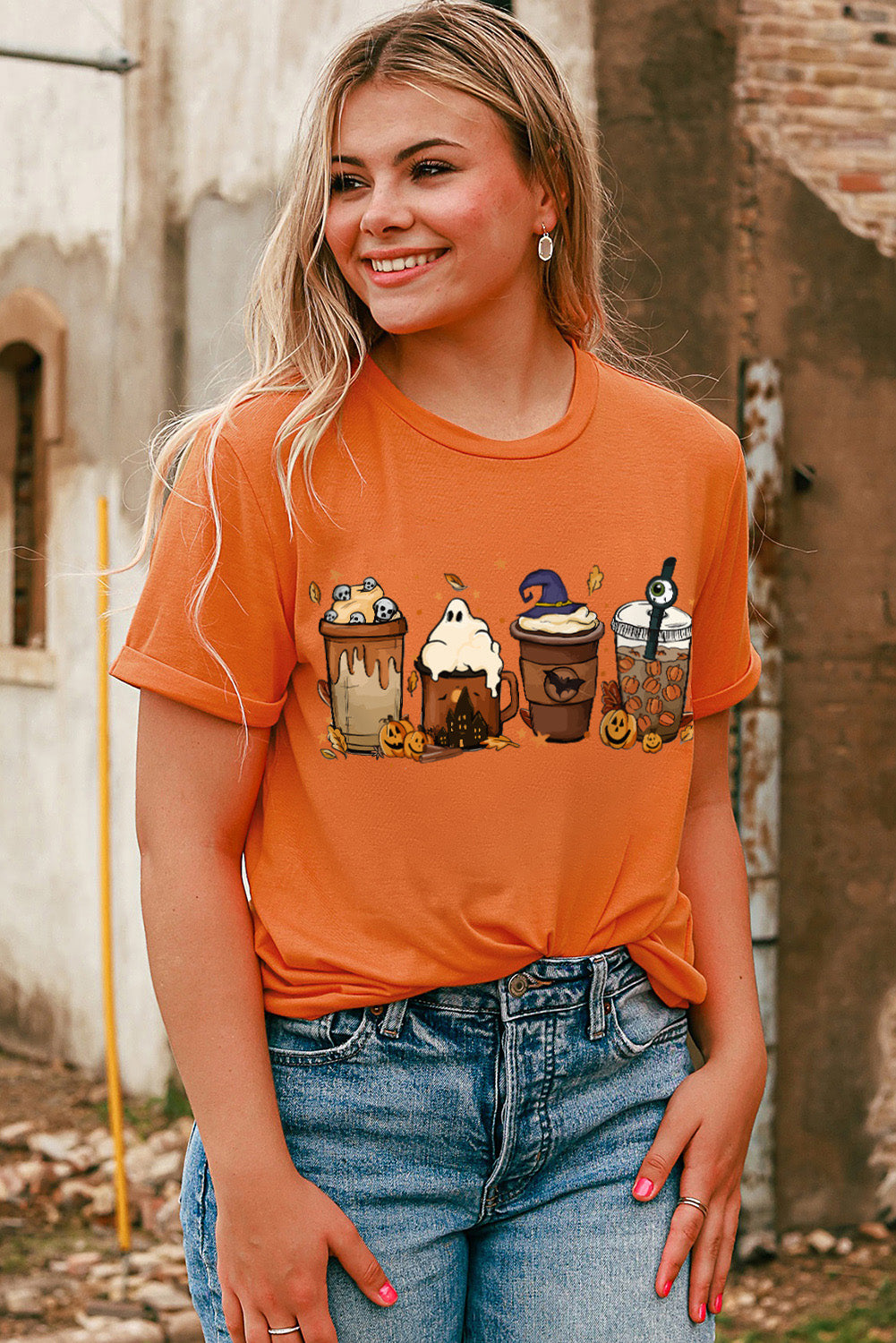 Graphic Round Neck T-Shirt - nailedmoms
