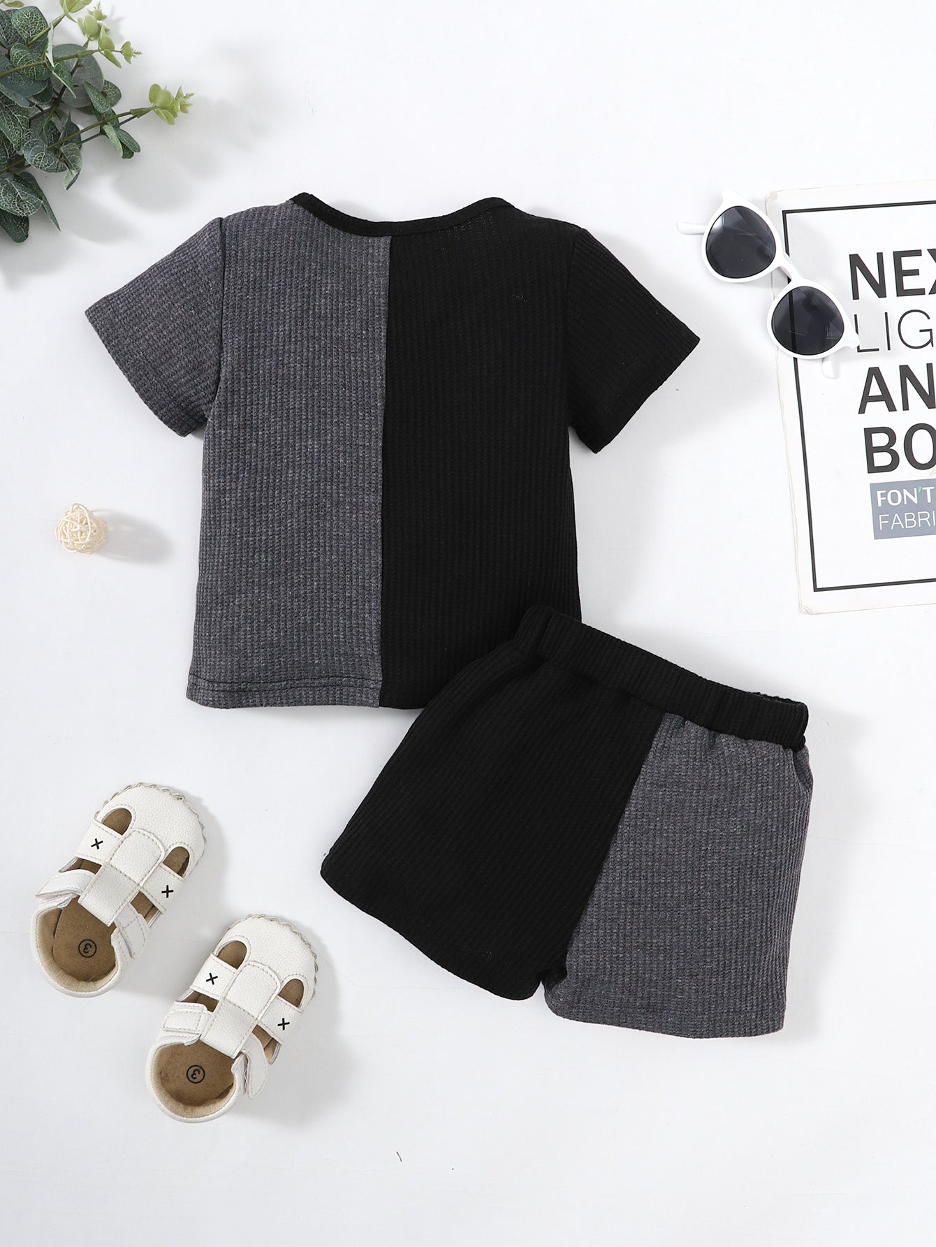 Boys Two-Tone T-Shirt and Shorts Set - nailedmoms