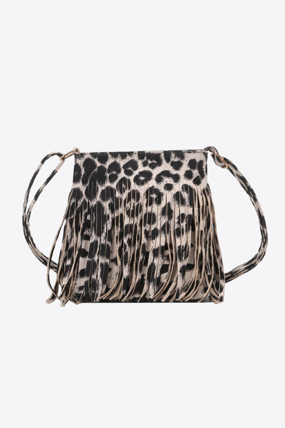 PU Leather Crossbody Bag with Fringe - nailedmoms