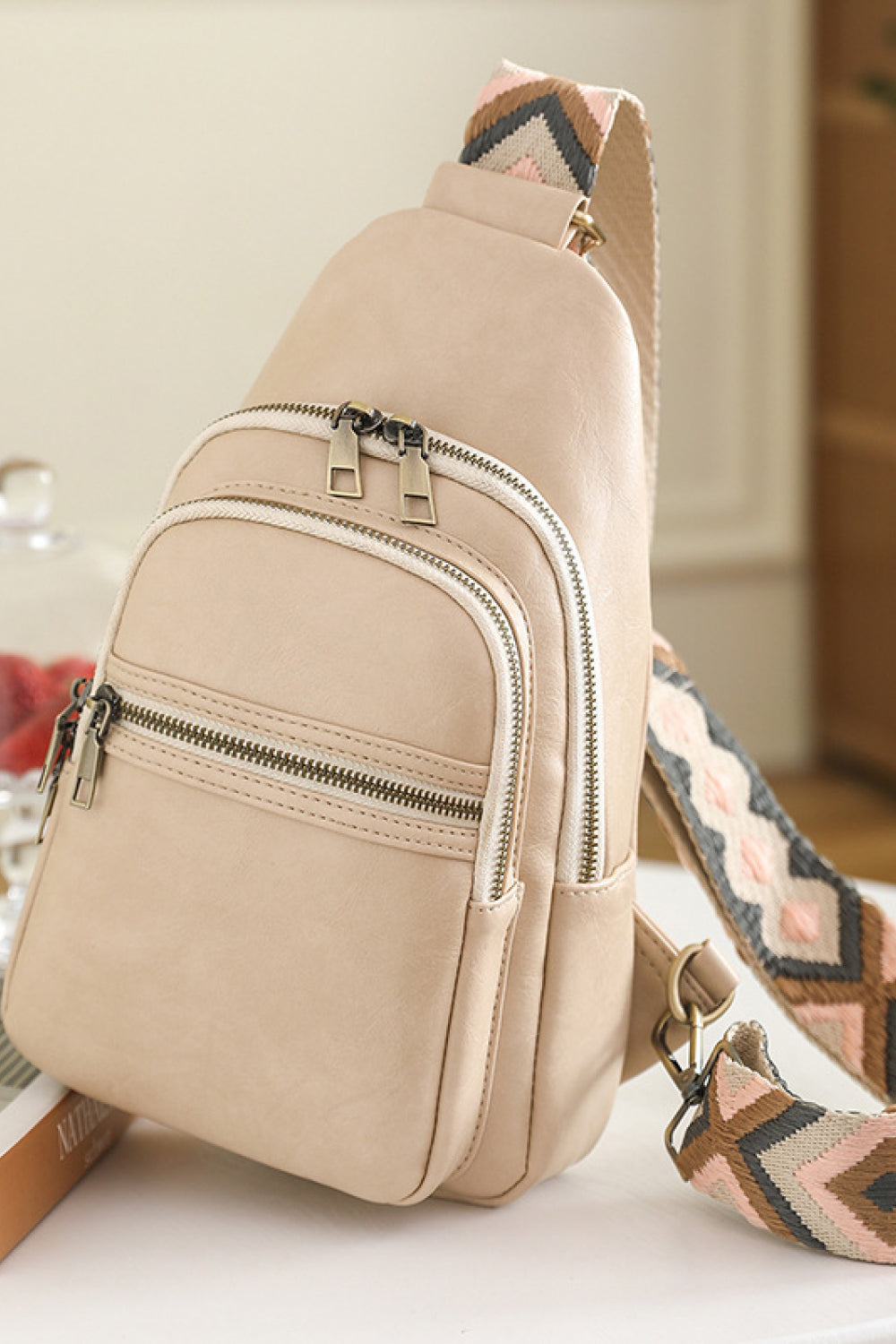 It's Your Time PU Leather Sling Bag - nailedmoms