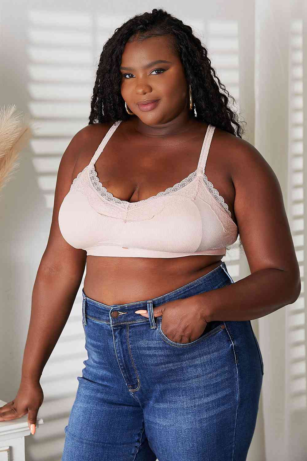 JadyK Aribian Lace Trim Bralette - nailedmoms